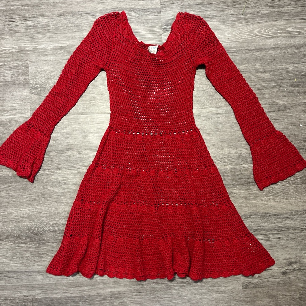 Free people crochet dress